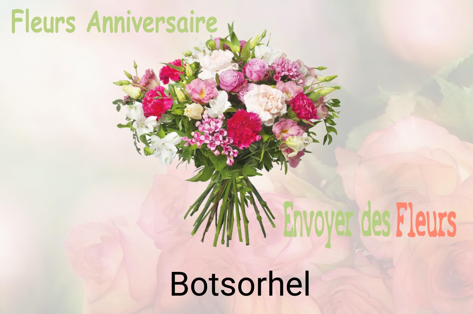 Bouquet de fleurs d’anniversaire livré à Botsorhel